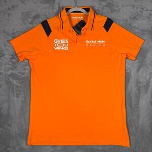 Red Bull Racing F1 Max Verstappen Dutch Orange Polo Shirt Men’s L NWT